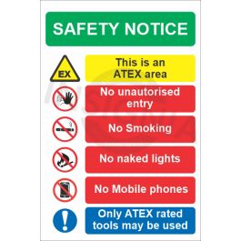 Buy ATEX Safety Notice | Insignia Signs Ireland