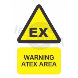 Buy Warning ATEX area | Insignia Signs Ireland