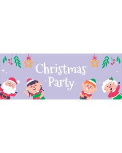 2400mm x 900mm Christmas Child Friendly B PVC Banner