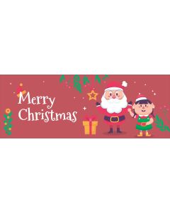 2400mm x 900mm Christmas Child Friendly C PVC Banner